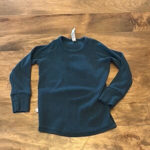 Kids Blue Green Long Sleeve Shirt